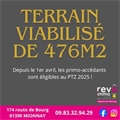 Terrain à aménager à la vente